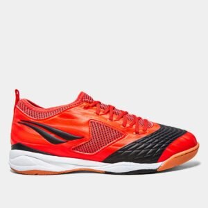 Chuteira Futsal Penalty Max 1000 Ecoknit - Vermelho